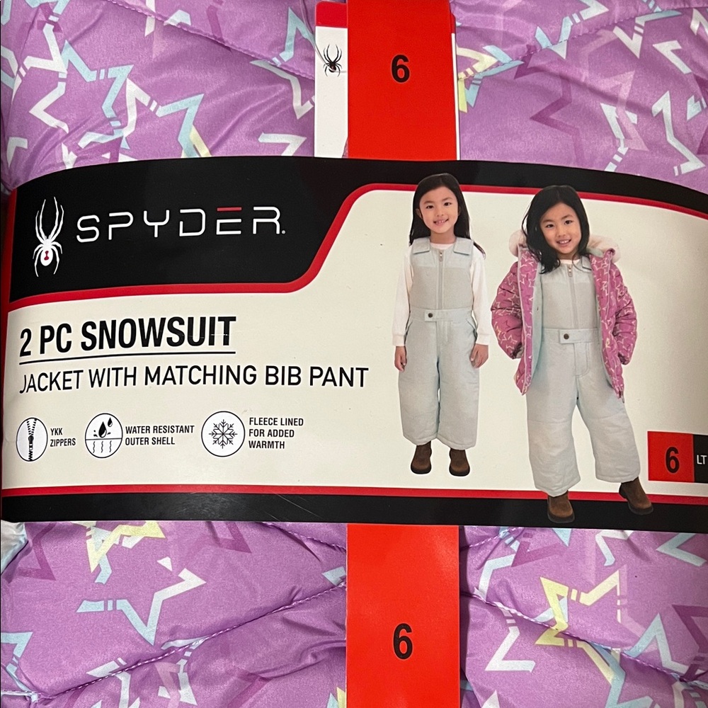 Spyder Lavender Snowsuit with Star Design